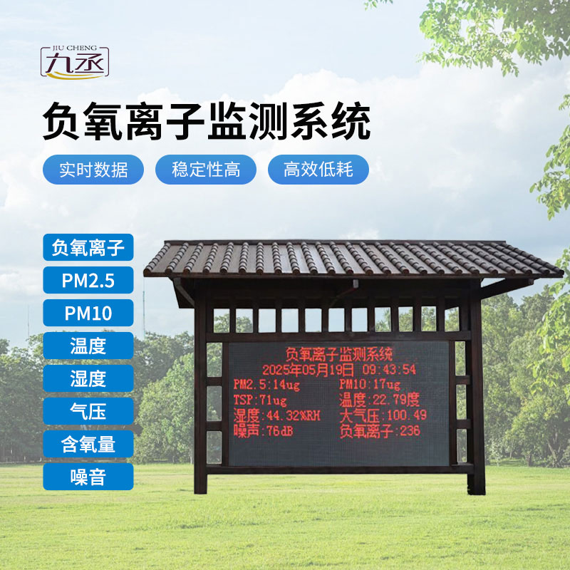 防腐木负氧离子监测站,精准捕捉空气维生素 防腐木负氧离子监测站,精准捕捉空气维生素